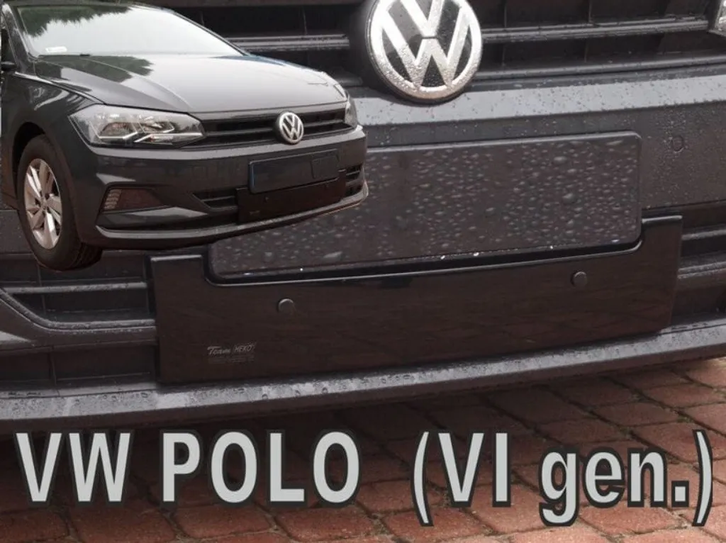 Cache radiateur d'hiver pour calandre basse de Volkswagen Polo 6