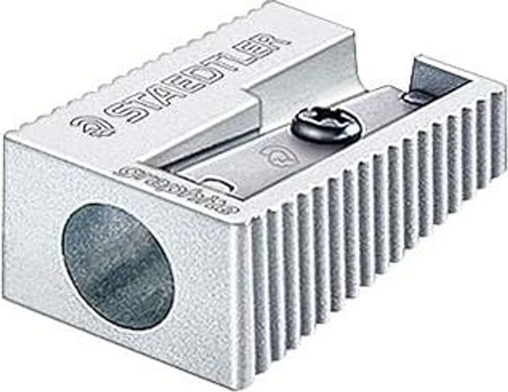 Staedtler 510 10 – Anspitzer (Manual Pencil Sharpener, Metallic, Metall)
