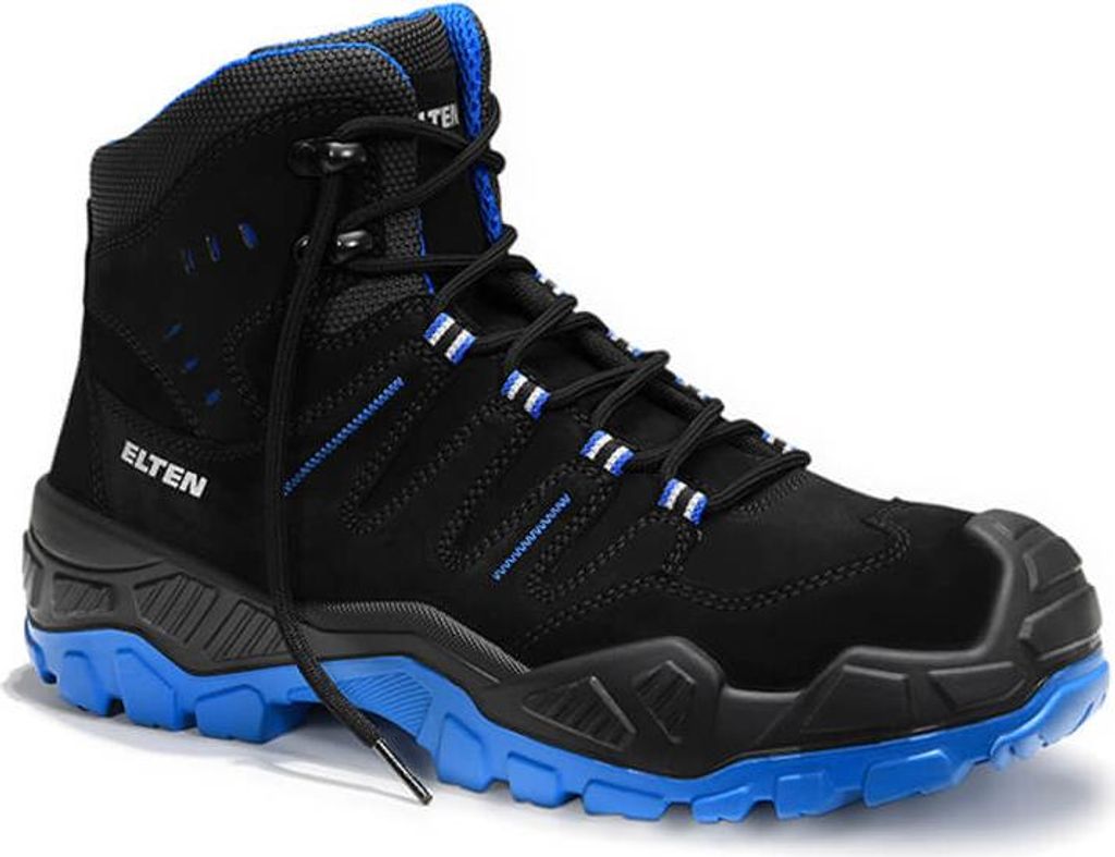 Elten QUENTIN black-blue Mid ESD S3S Sicherheitsstiefel 763811 43 EU