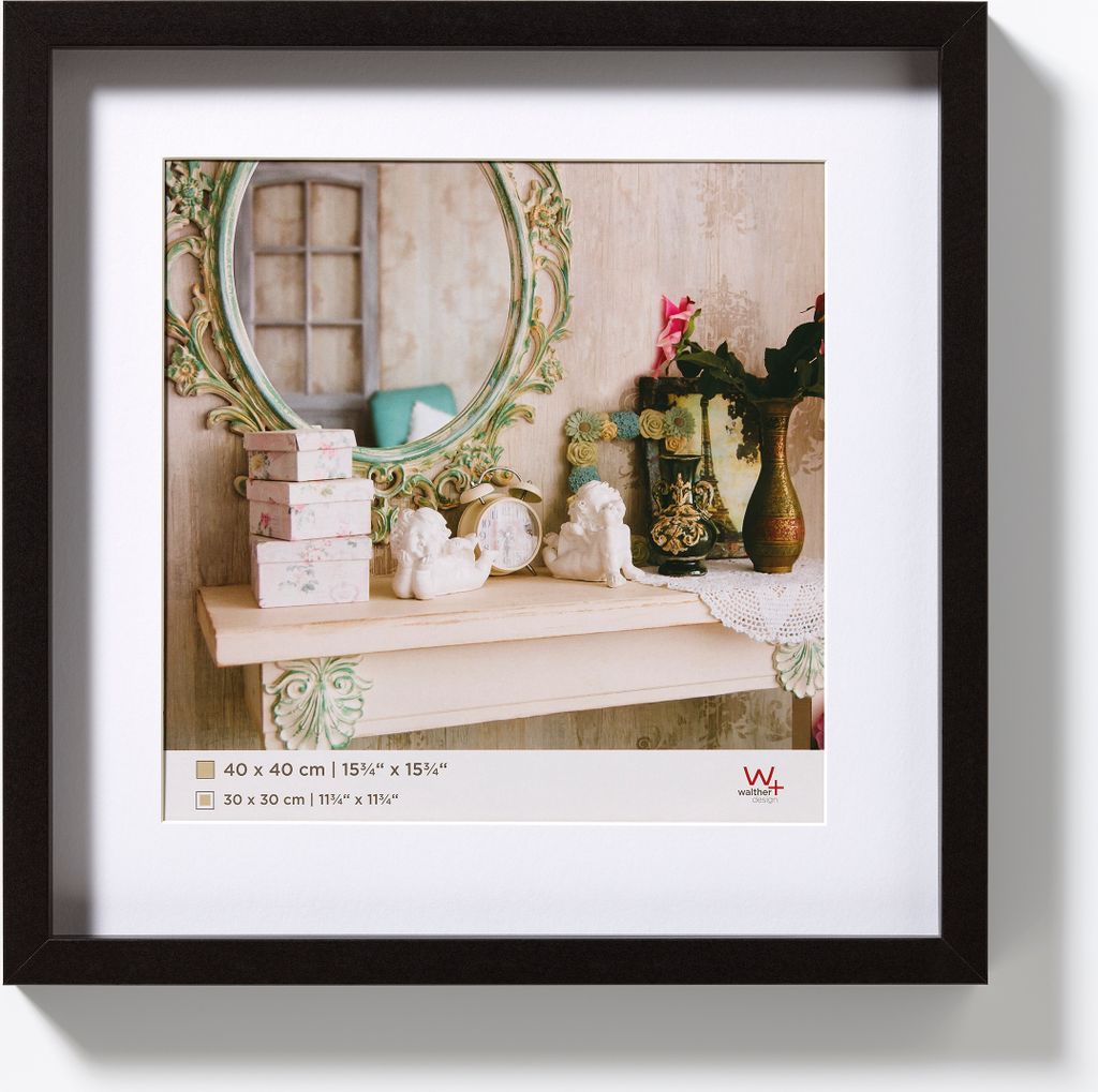 Walther, EA444B,Stockholm 3D Holzr. 040X040 SCHWARZ