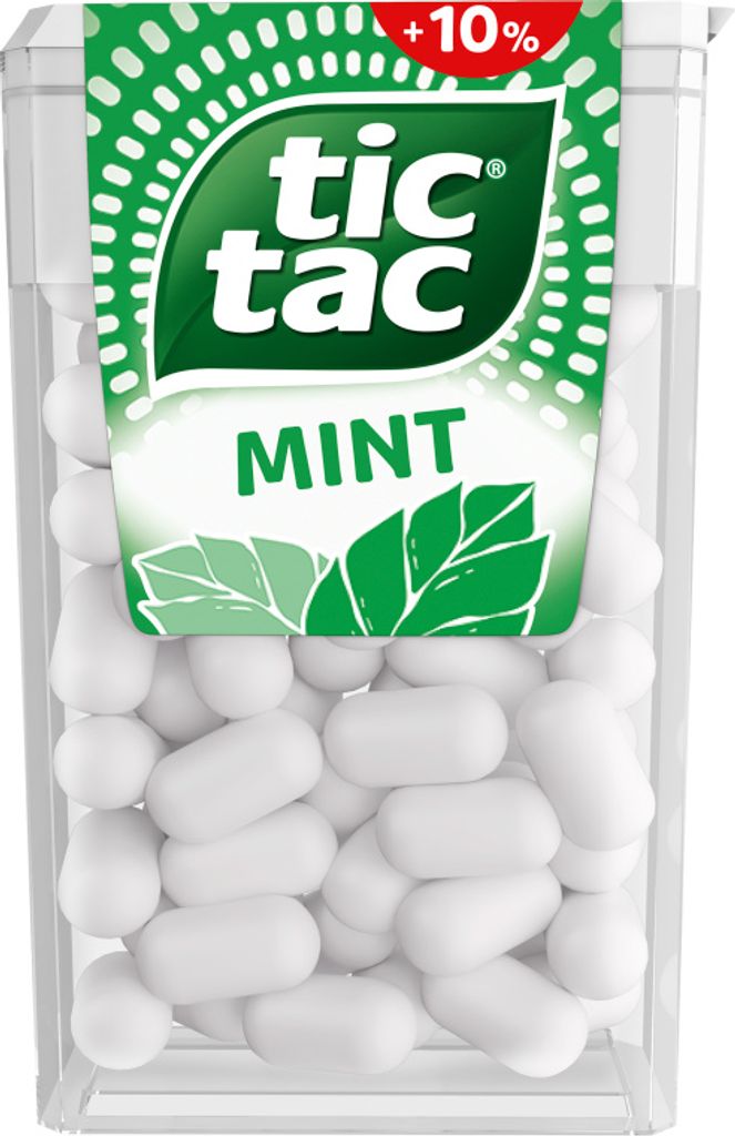tic tac Fresh Mint Peppermint Dragees mätový osviežujúci Obrázok produktu 