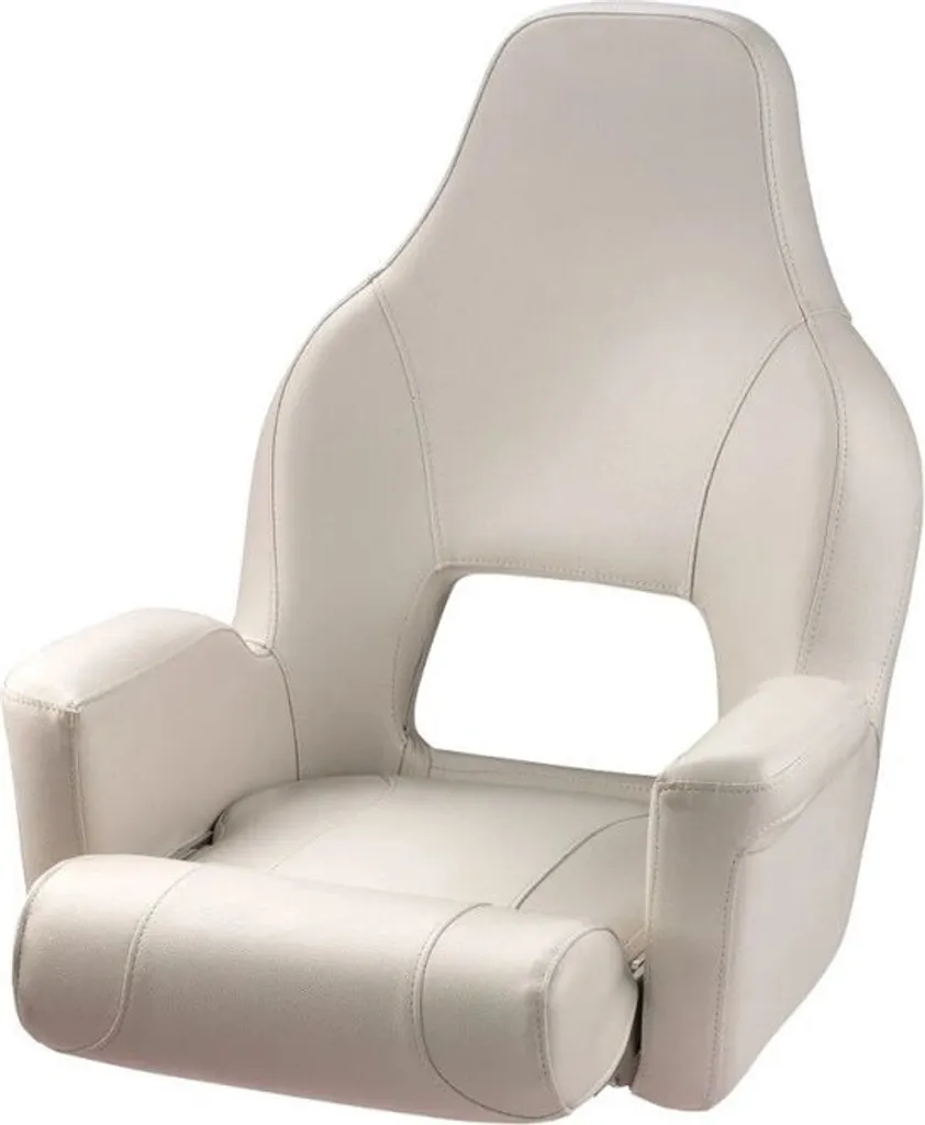 Siège de Pilotage VETUS Blanc Major pour Cockpit - Idéal Longue Sortie