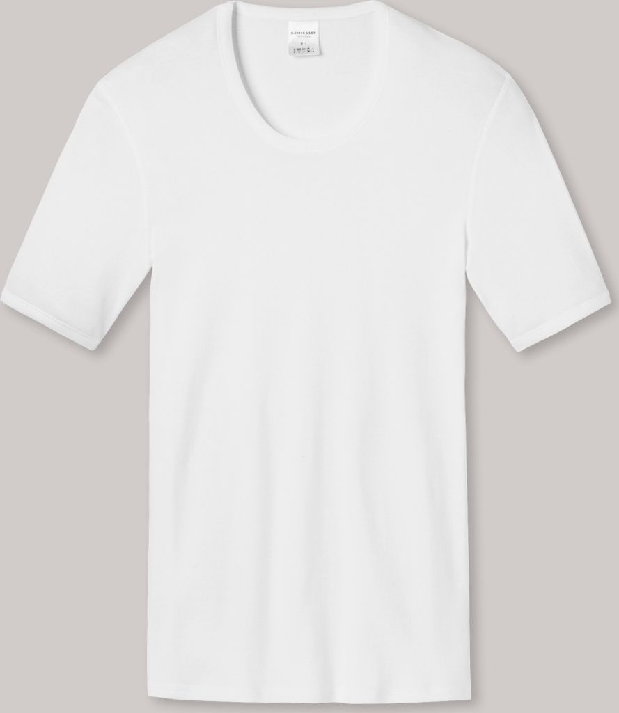 Schiesser Shirt kurzarm - Essentials Feinripp weiss 6 Produktbild 