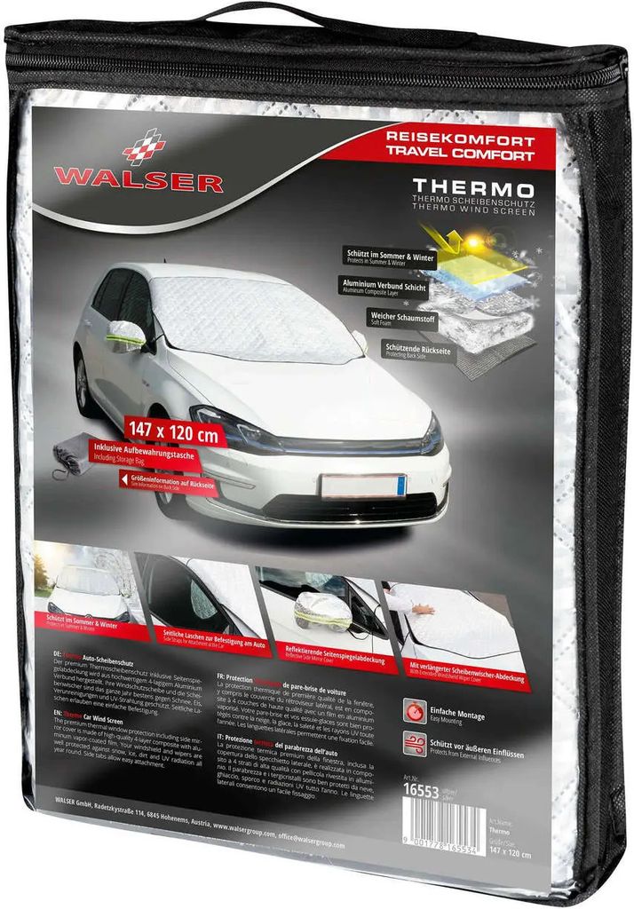 IWH Frontscheiben-Abdeckung - Universeller Wetterschutz Für Die Windschutzscheibe