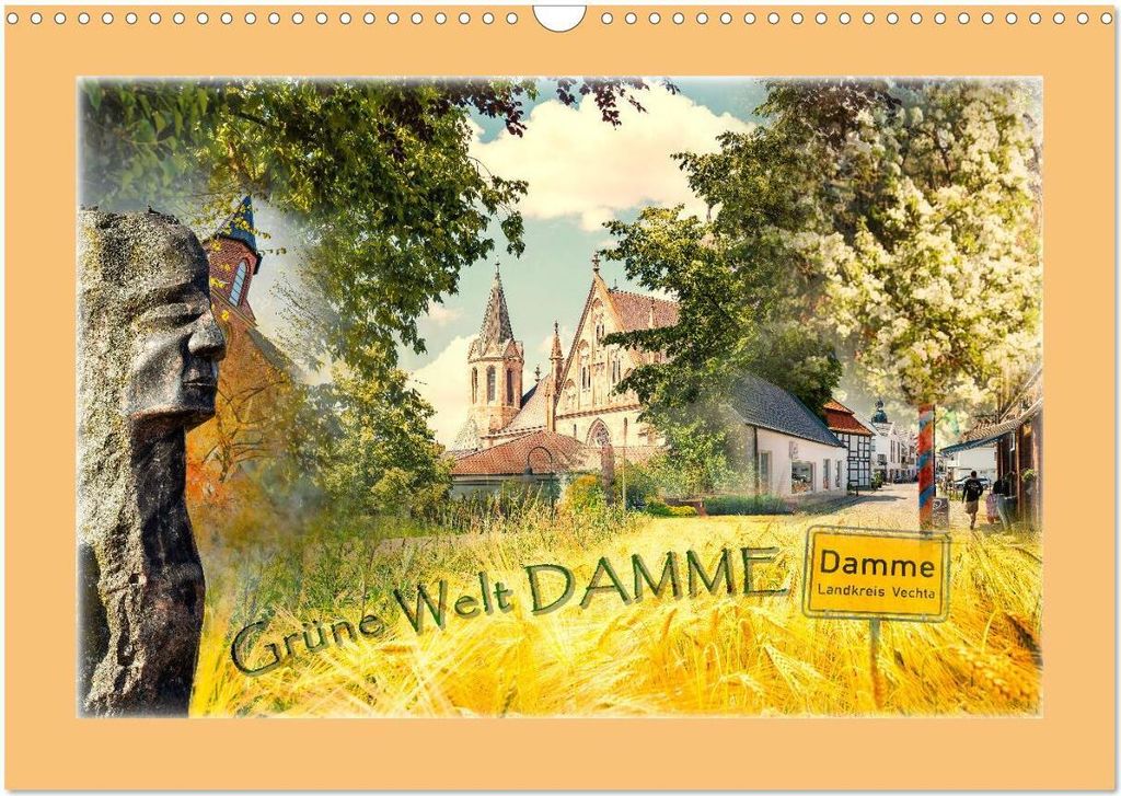 Grüne Welt DAMME (Wandkalender 2026 DIN A3 quer), CALVENDO Monatskalender