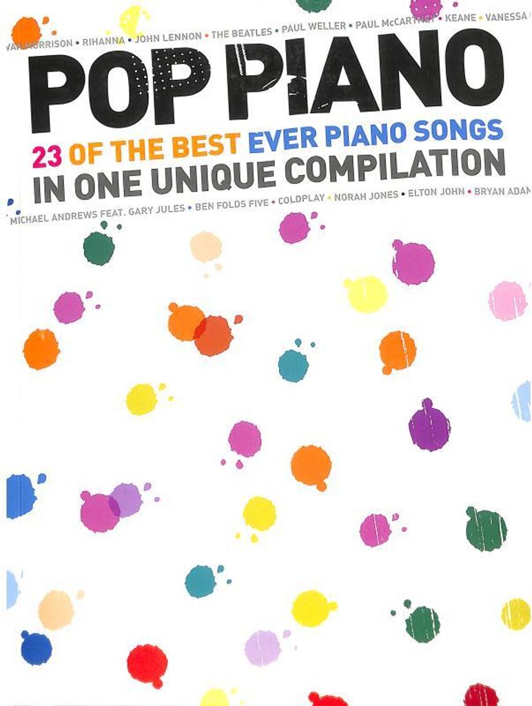 Pop Pianofor piano/vocal/guitar