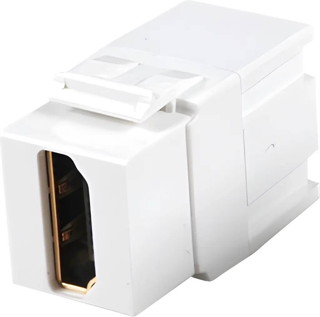 EFB EB479V2 Keystone HDMI Bianco - Adattatore per Pannelli e Placche
