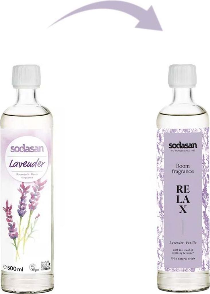Raumduft - RELAX Lavender Vanilla Nachfüller 500ml 6er Pack