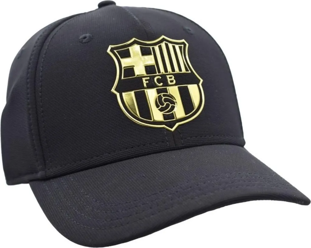 Bonnet FC Barcelone en Maille Douce - Bonnet Barça avec Logo Brodé Bleu