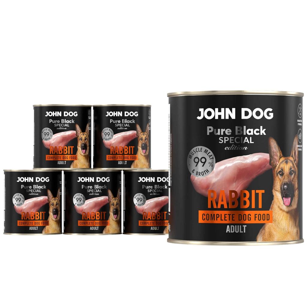 John Dog Hundefutter Kaninchen - Premium Getreidefreies Produktbild 