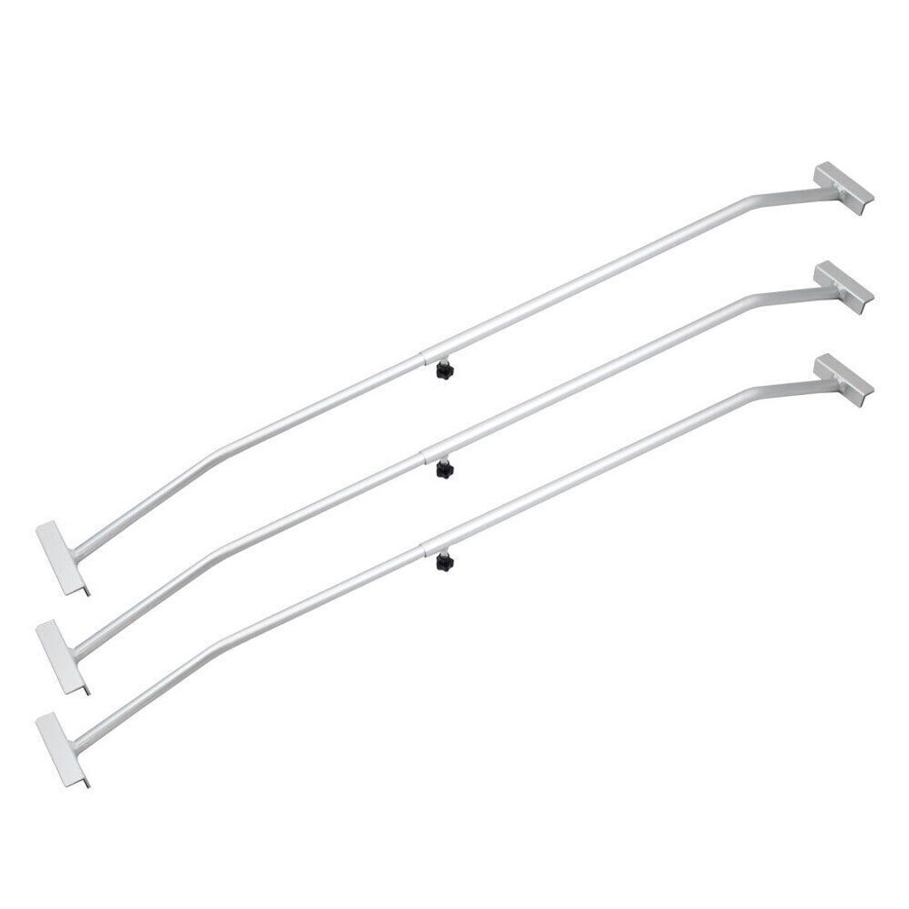 Bituxx 3er Set Anhänger Flachplanenbügel 140 - 210 cm Produktbild 