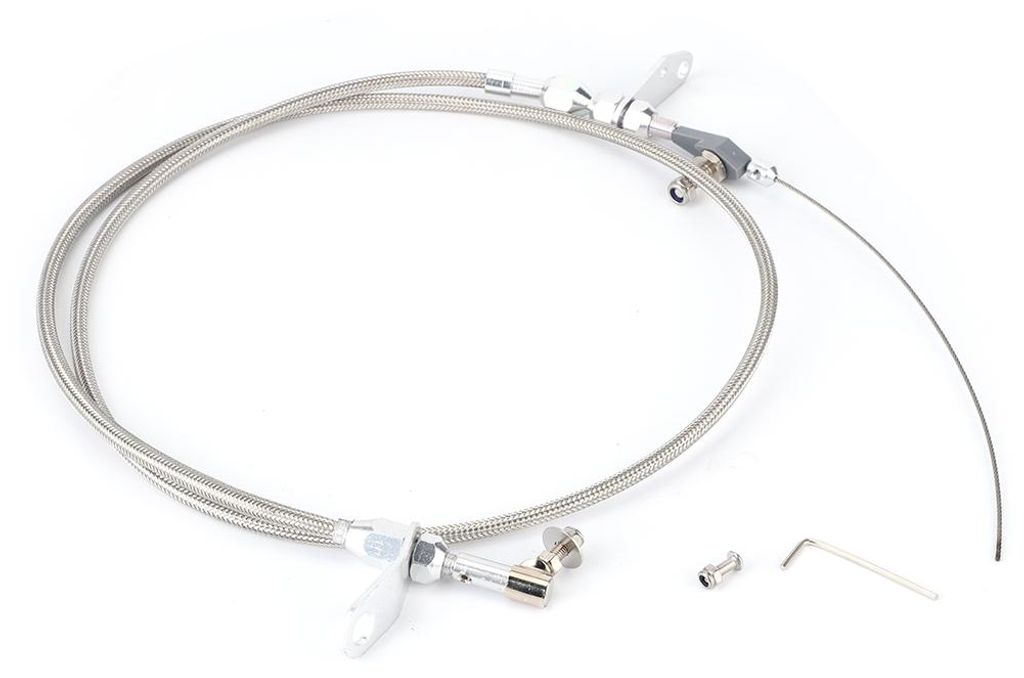 Getriebe-Kickdown-Kabelsatz Edelstahlgeflochtene Kick-Down-Arretierung, passend für Chrysler 904