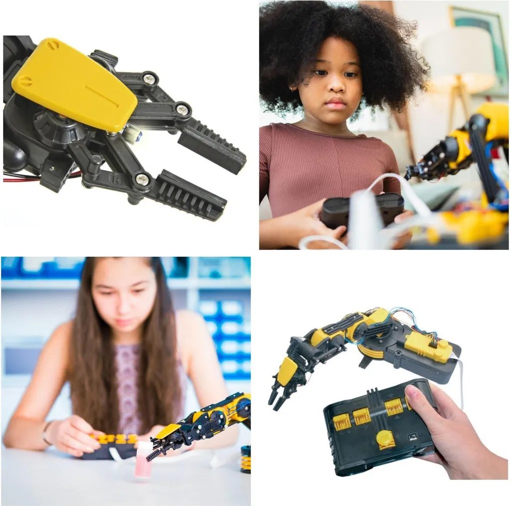 Bras robotique avec pince interchangeable et servomoteurs haute puissance - 4