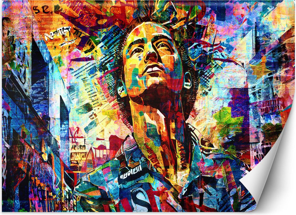 Vlies fototapete Männlich Buntes Abstraktes 400x280 cm Feeby Lila inkl. Kleber einfache Montage