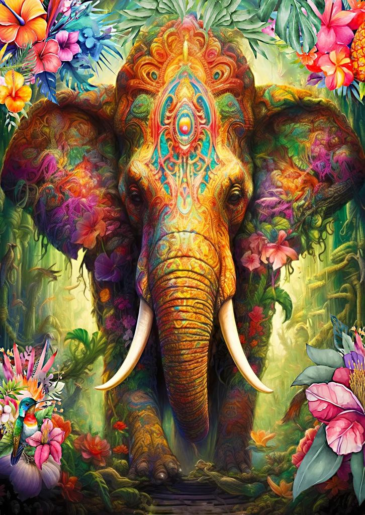 ENJOY Puzzle Himmlische Botanik 1000 Teile