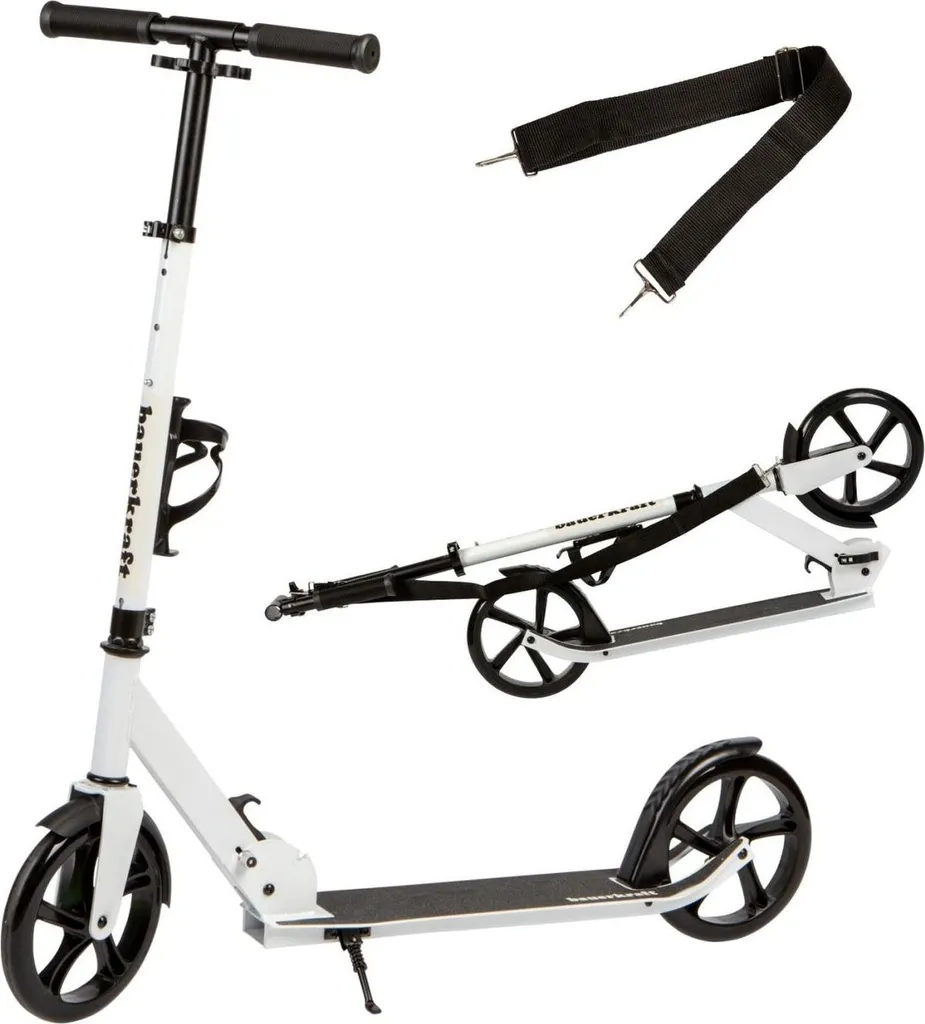 Trottinette de transport pour trajet école pliable et réglable 91-101cm