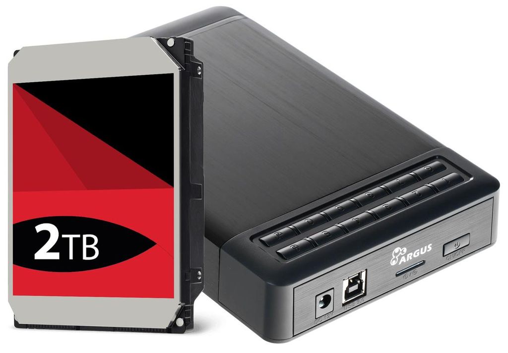 Šifrovaný přenosný disk 2 TB Argus GD-35LK01 USB 3.0 Obrázek produktu 