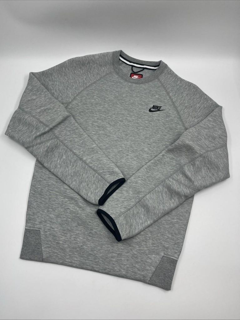 Nike Tech Fleece Crewneck Sweatshirt Herren – Pullover mit Rundhalsausschnitt, warm & leicht, Sport & Freizeit Gr. XL