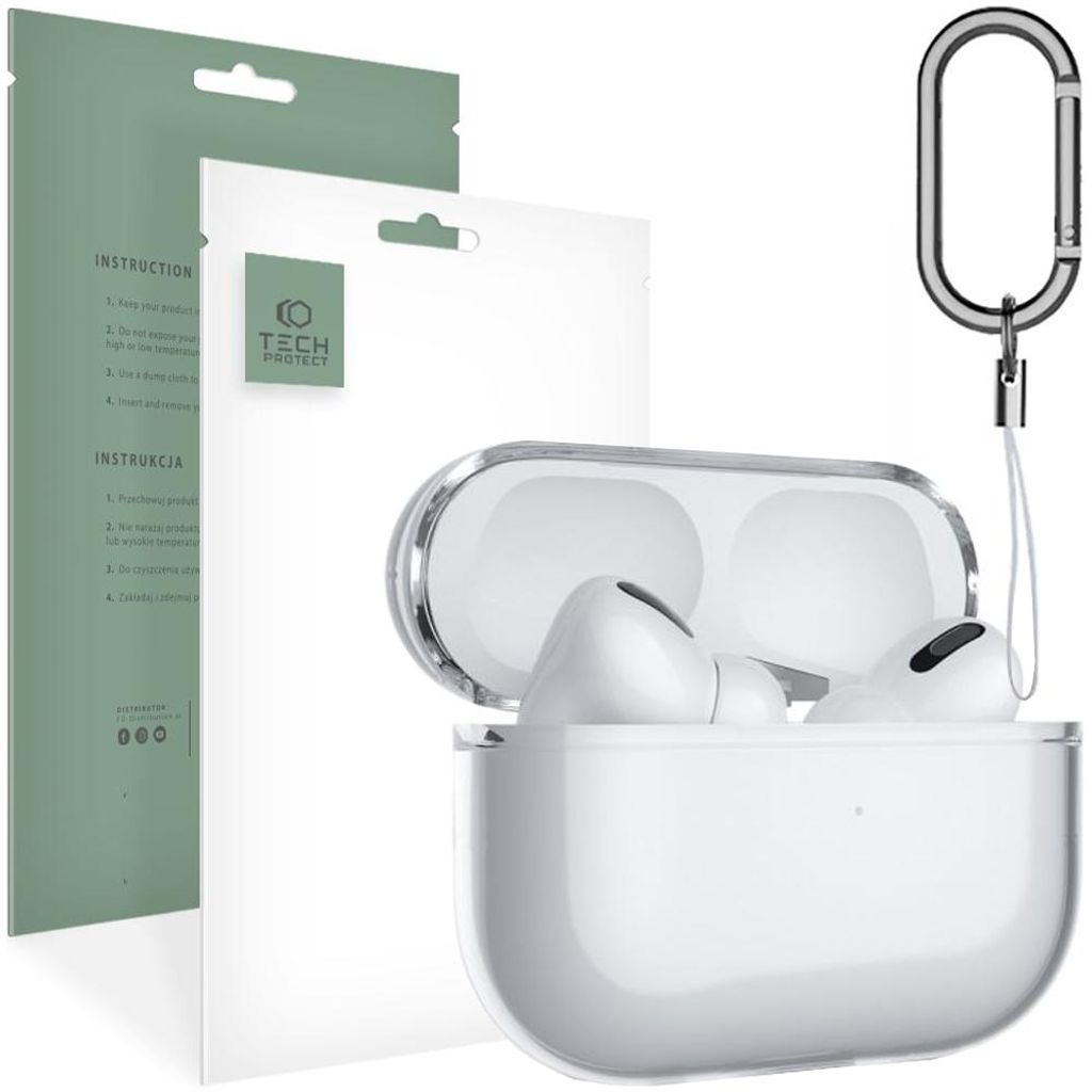 Tech-Protect Flexair Apple Airpods Pro 1/2 Klar Produktbild 