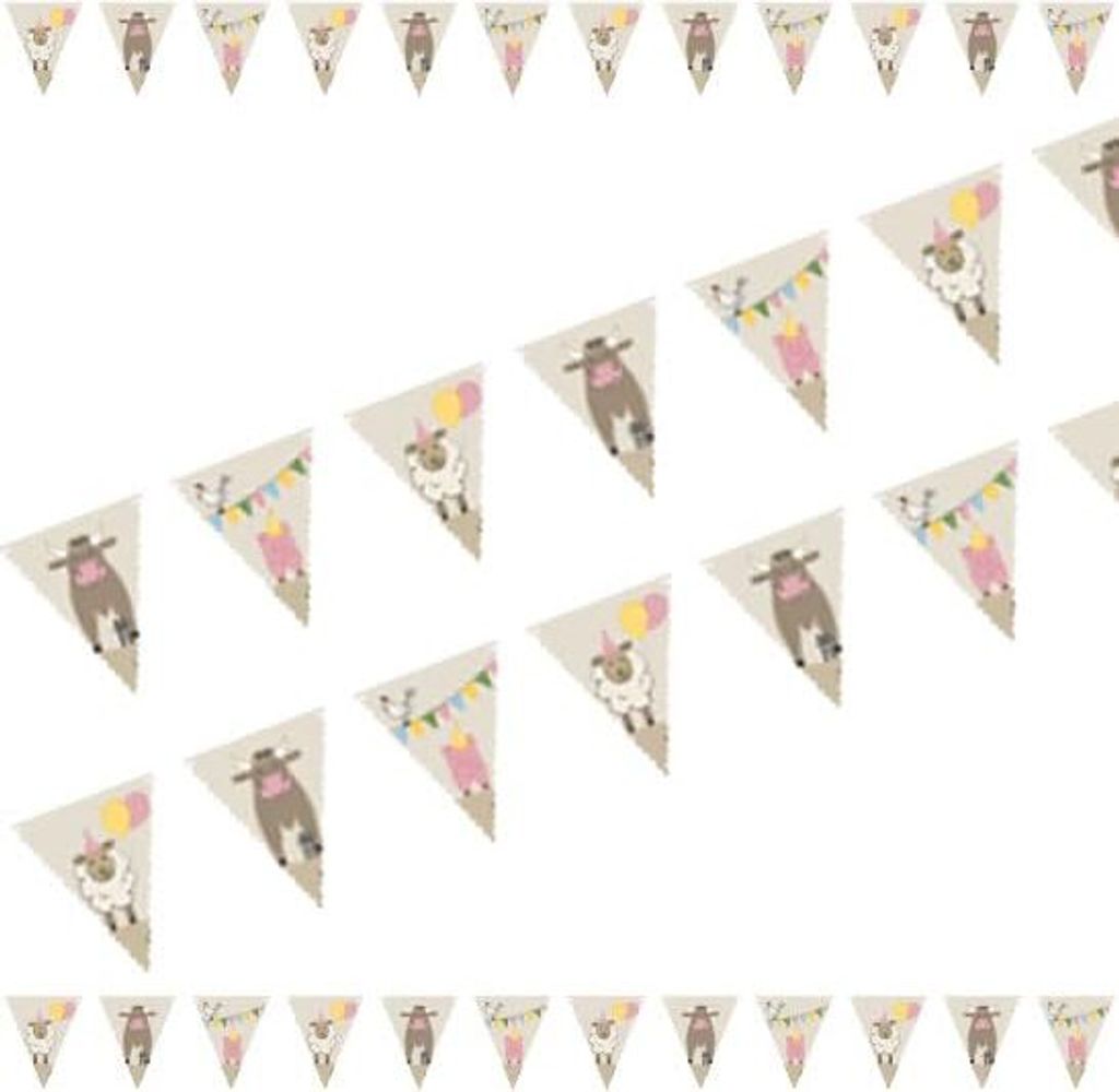 Farm Party Wimpelkette 400cm