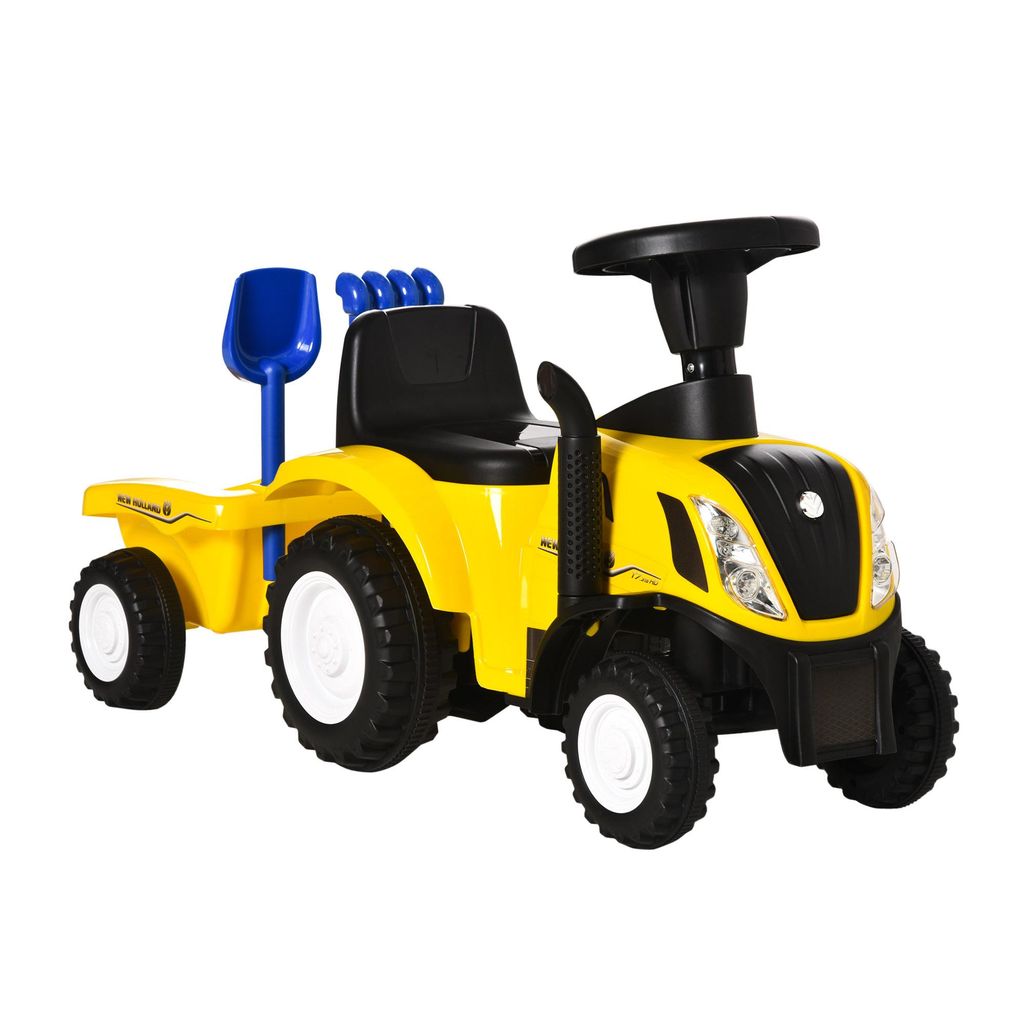 Rutsch-Traktor mit Anhänger, Hupe, Sandspielzeug, ab 1 Produktbild 