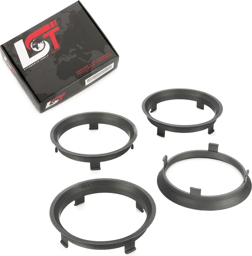 4x Zentrierringe Ø 66,6 mm - 70,1 mm für JEEP CHEVROLET CHRYSLER FORD LAND ROVER