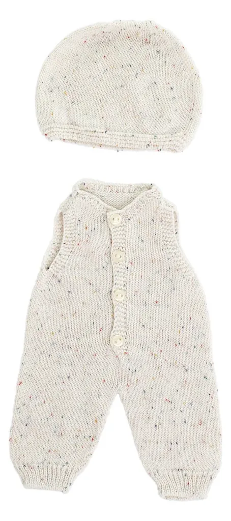 Garde-robe poupée Miniland 40cm : Ensemble d'habits et accessoires fille