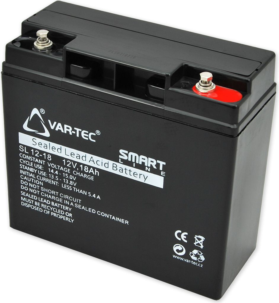 AKKU SMART 12V/18Ah - zálohování EZS, životnost 3-5 let Obrázek produktu 