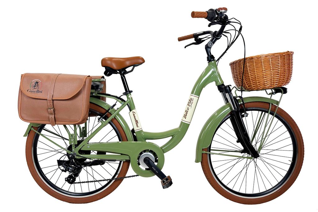 E-bike Venere Dolce Vita 26" mit Korb und Taschen - Produktbild 