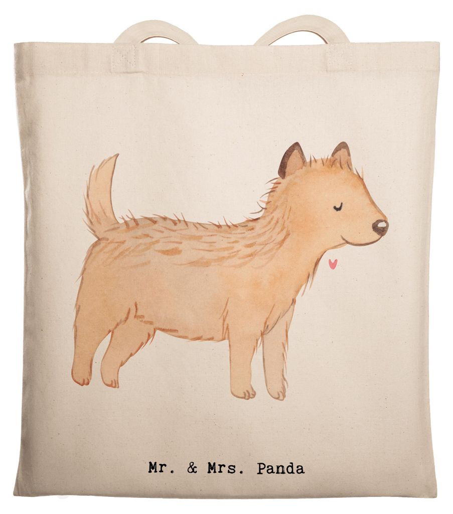 Mr. & Mrs. Panda Jutebeutel Cairn Terrier Moment - Transparent - Geschenk, Tote Bag, Schultasche, Tasche, Laptoptasche, Beutel