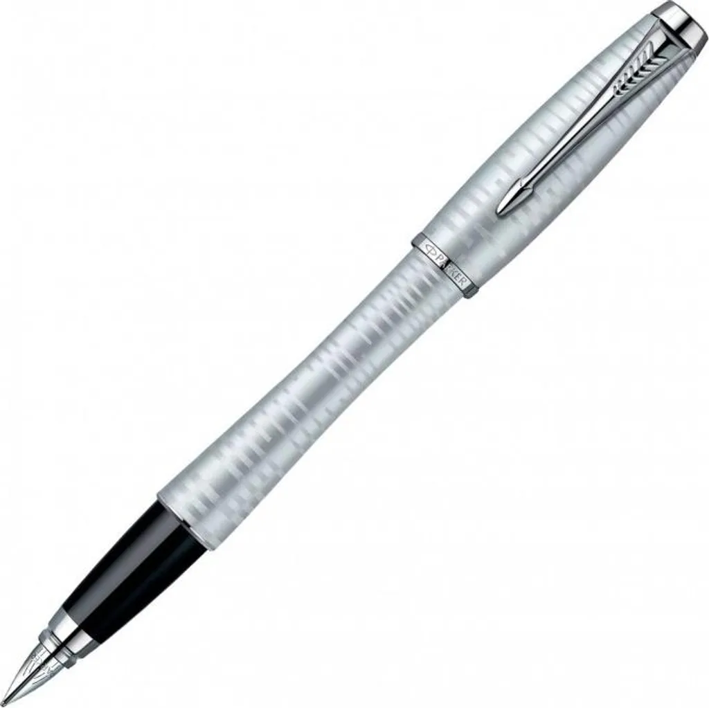 Parker Urban Premium Vacumatic Argent Stylo Plume avec Finition Ciselée