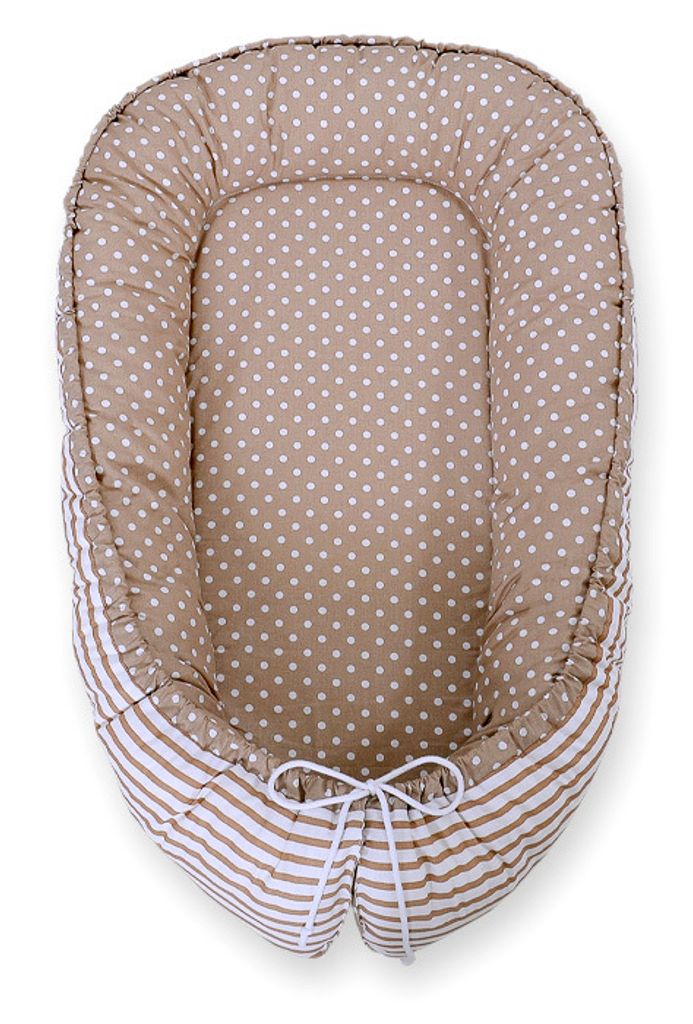 Bobono Premium Babyschlafsack Braun 55x95 cm Doppelseitig Okotex-Zertifikat Verstellbar Handgefertigt in der EU
