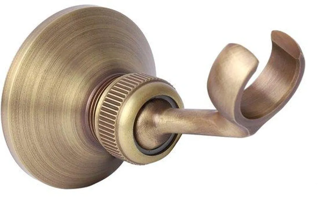 Support de douche réglable pour salle de bains en laiton, finition luxe