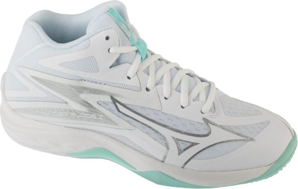 Mizuno Thunder Blade Z Mid - white/blue tint, Größe:5.5