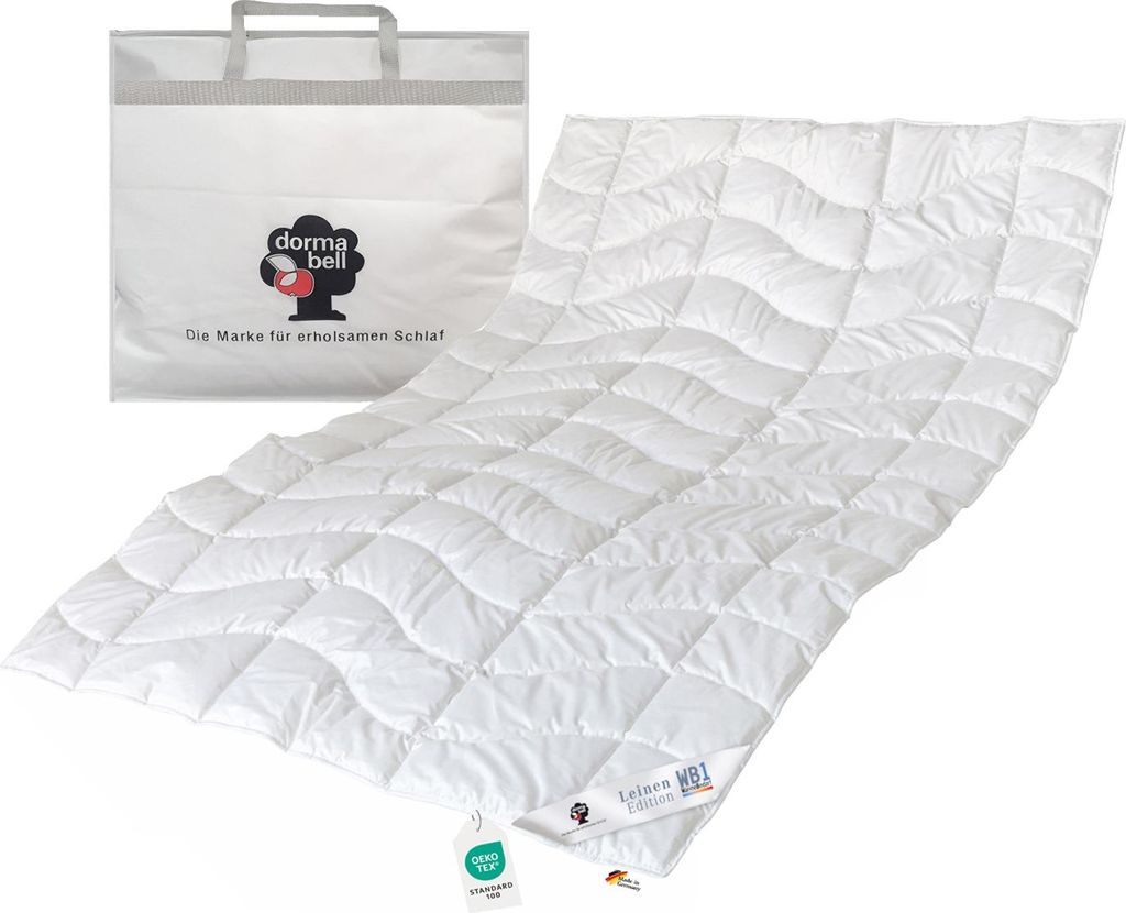 Dormabell Leinen Edition WB1 Bettdecke Sommerdecke Sommerbett 135x200