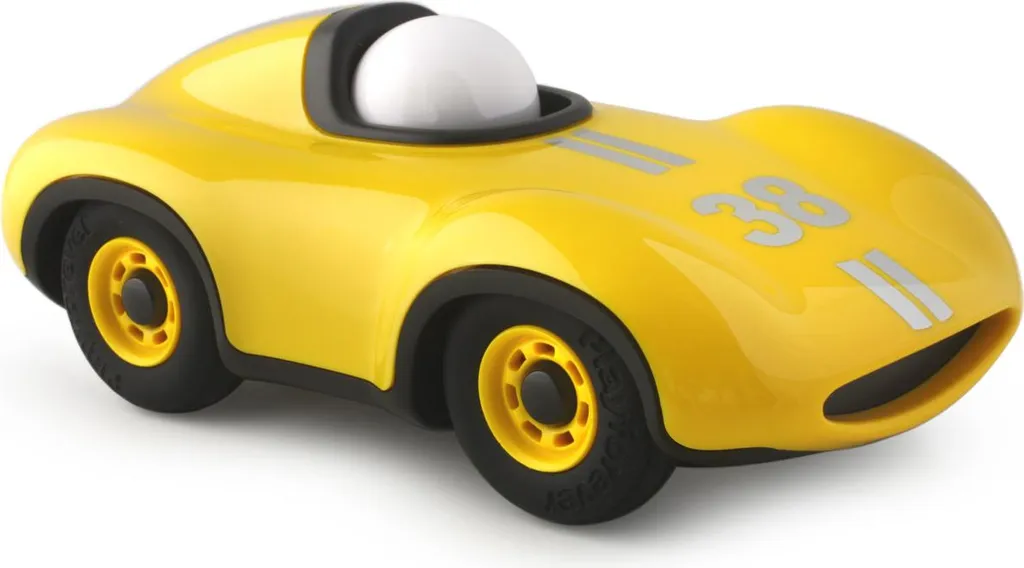 Voiture Speedy Le Mans Jaune : Un Jouet de Course Solide qui dure Enfin