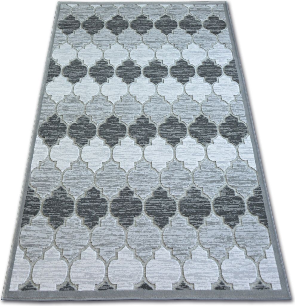 Teppich ACRYL YAZZ 3766 grau Trellis Grau 80x150 cm
