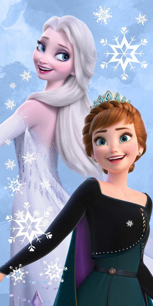JERRY FABRICS Ice Kingdom Towel Sisters 06 bawełna - Zdjęcie produktu 