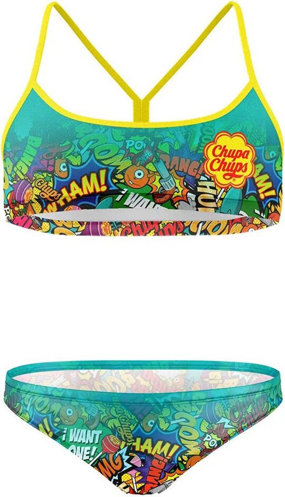 Otso Chupa Chups Comic Bikini Mehrfarbig L Frau Mehrfarbig L