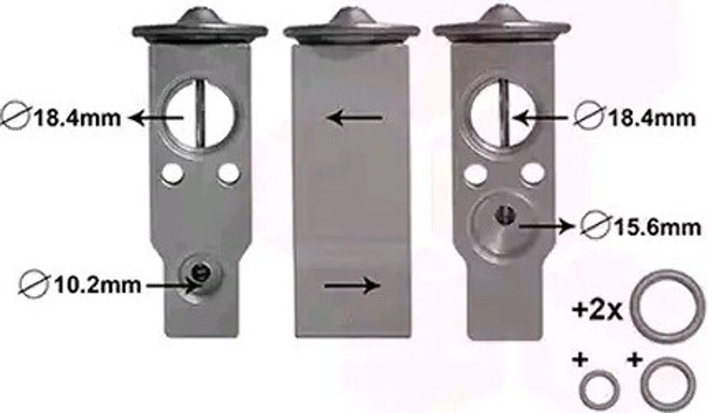 VAN WEZEL Expansionsventil Klimaanlage 53001638 für LEXUS RX (MHU3, GSU3, MCU3)