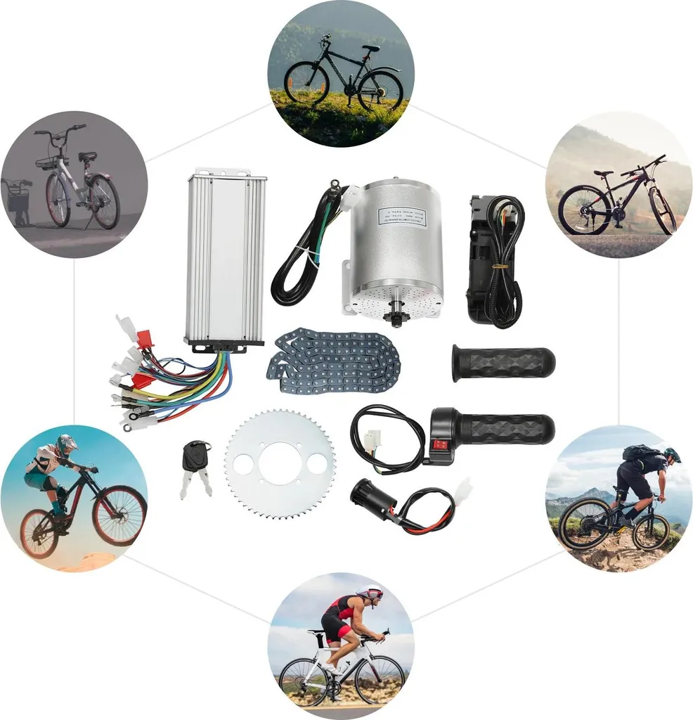 Kit Conversion Électrique 3000W pour VTT et Trottinette de Compétition