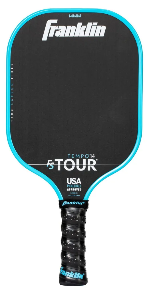 Paddle Franklin FS Tour Tempo 14mm Carbone Bleu : Puissance et Contrôle