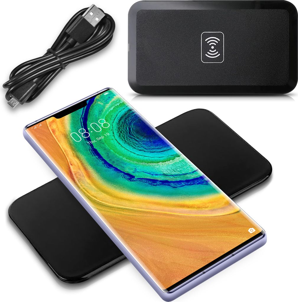 QI Schnell Ladegerät Kabellos für Huawei Mate 30 Pro Induktives Laden Wireless