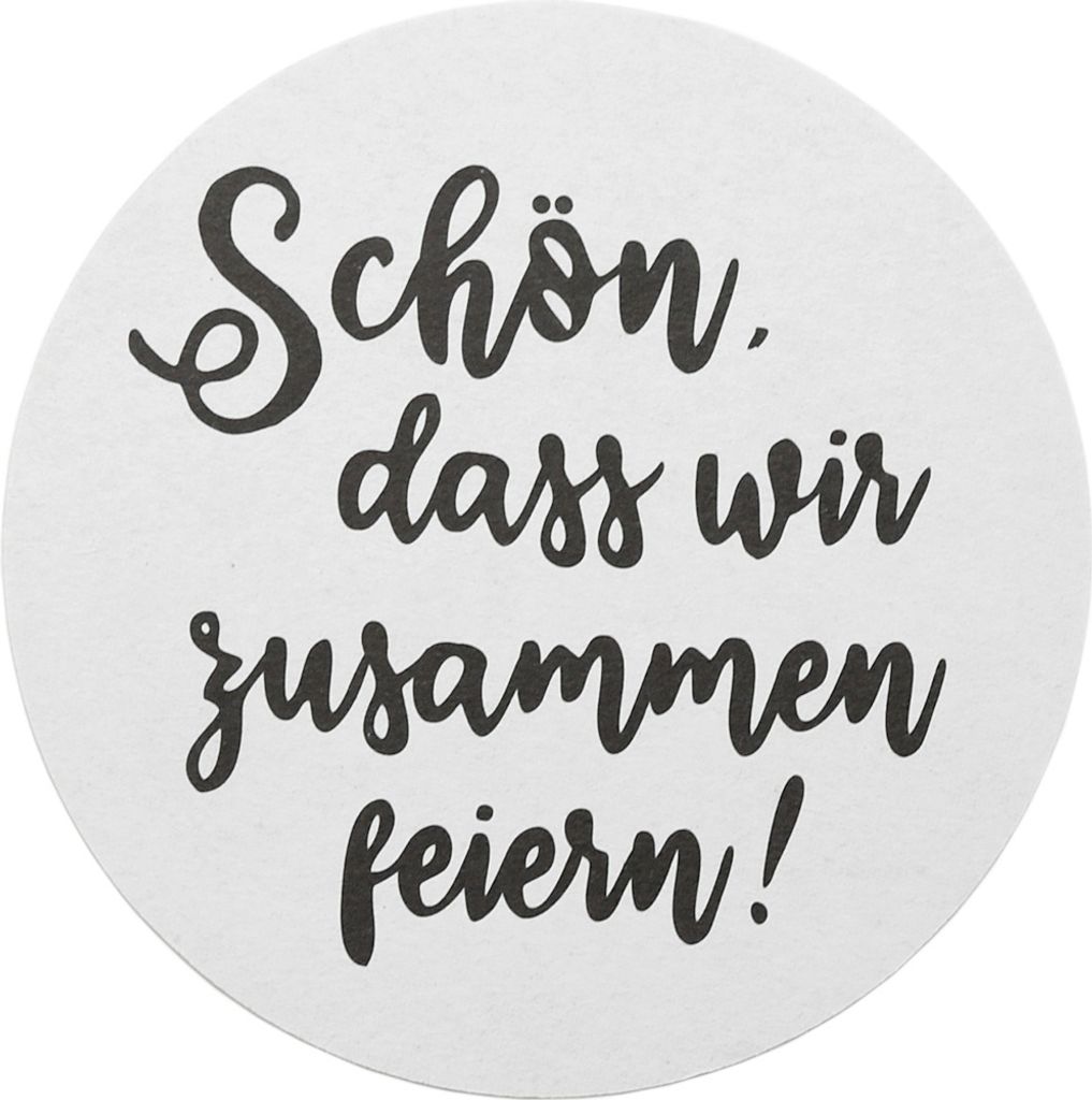 Mank Bierdeckel, 100 Stück, Ø 10,7 cm, beidseitiger Produktbild
