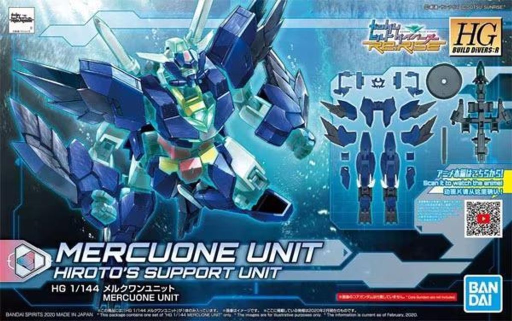 Gundam - Hgbd:r 1/144 Mercuone Unit Hiroto's Support - Zestaw Modelarski