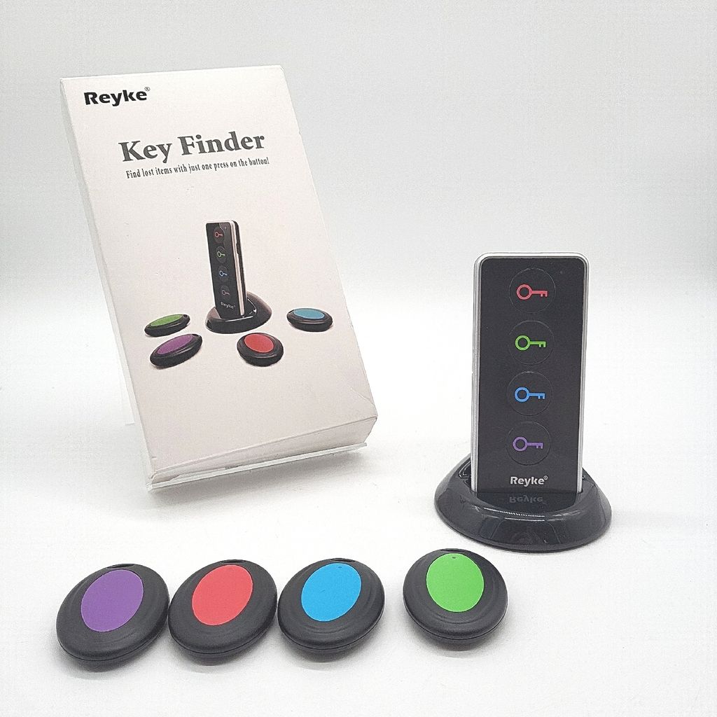 Schlüsselfinder Key Finder, Reyke Remote Finder Drahtloser RF-Gegenstandsfinder mit LED-Taschenlampe für Schlüssel, Brieftasche, Telefon und Hau...