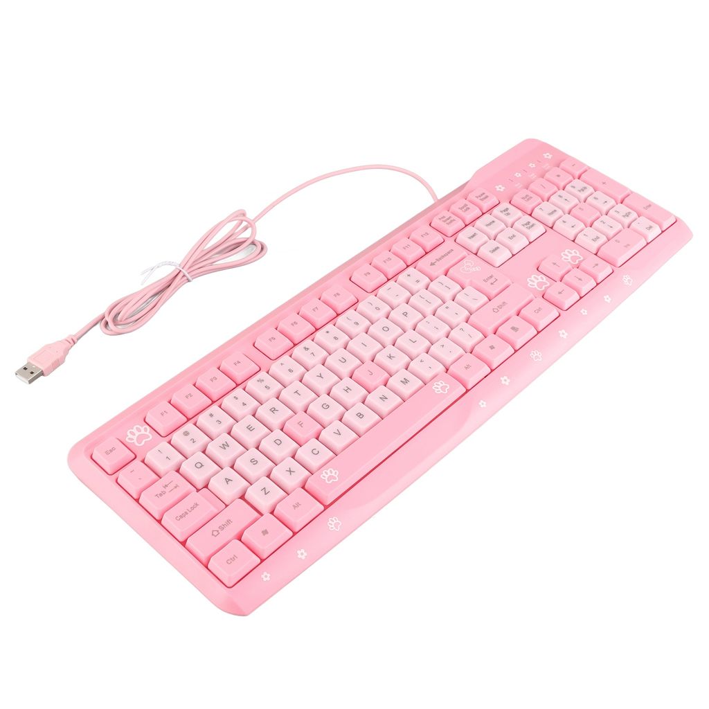 Klávesnice, USB, drátová, ultratenká, roztomilá kreslená, Obrázek produktu 4
