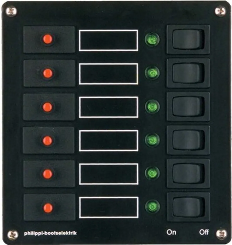 Protégez vos circuits avec le tableau 6 voies STV 106 Philippi 12V/24V