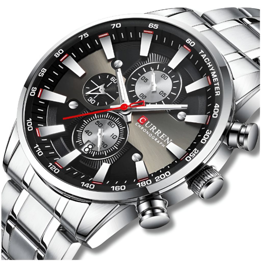 Zegarek Męski Curren Klasyczny Elegancki Chronograf Zdjęcie produktu 