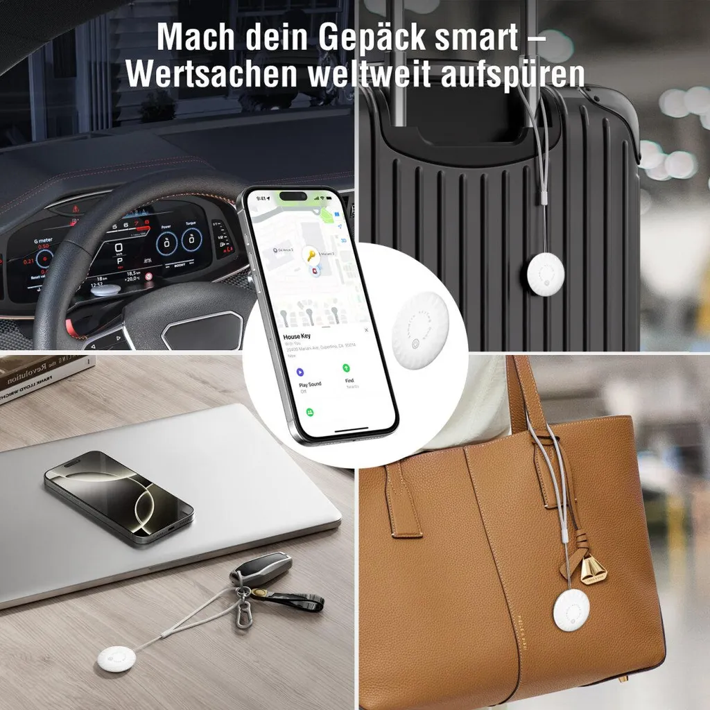 Stop aux Objets Perdus : Set de 4 Localisateurs SkyTag Duos Bluetooth